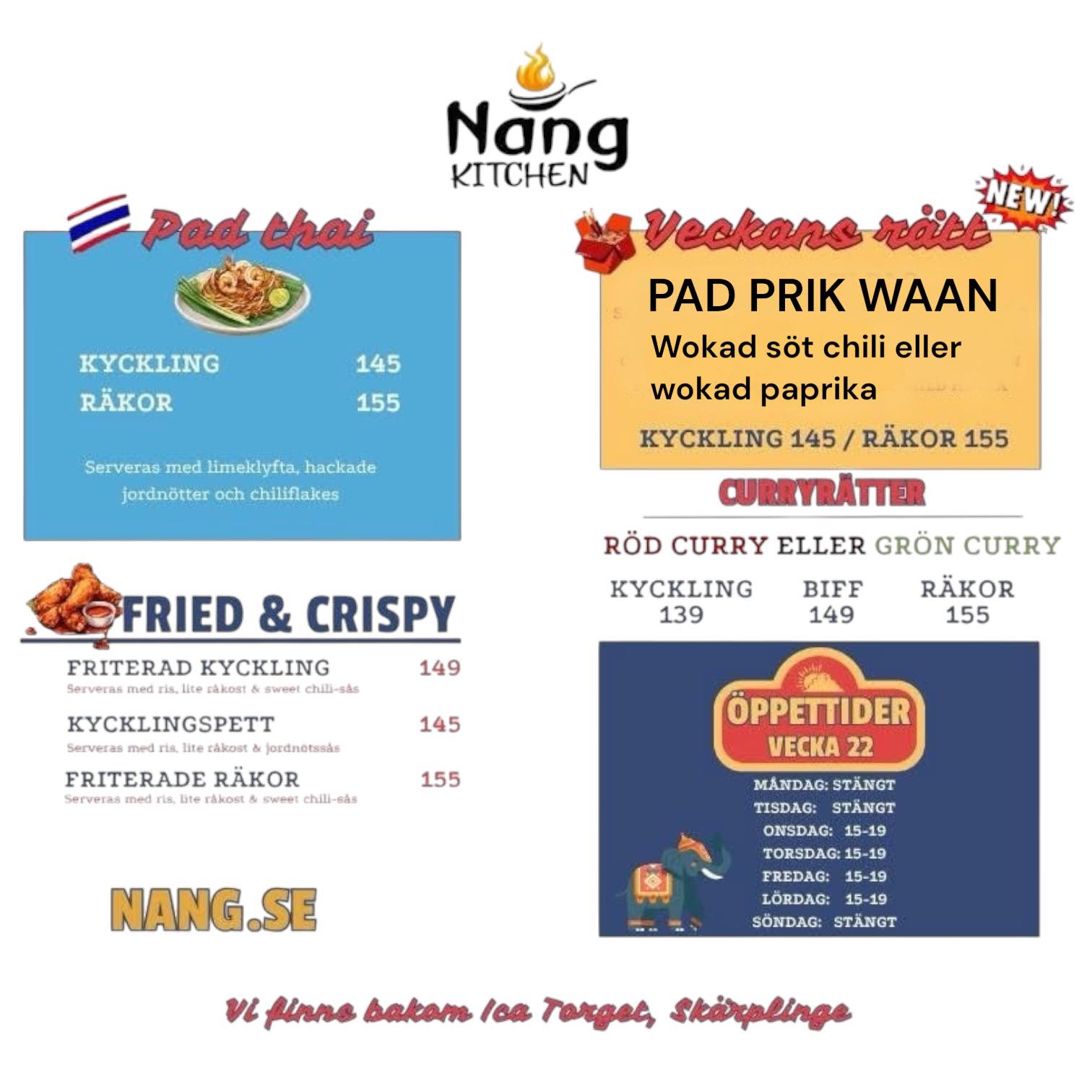 Röd curry anka